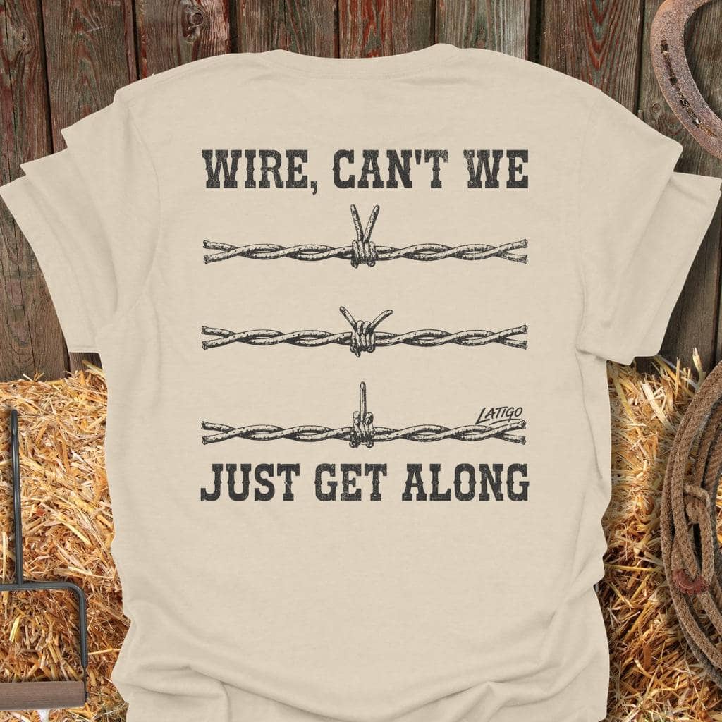 Printify T-Shirt Natural / S Get Along Tee