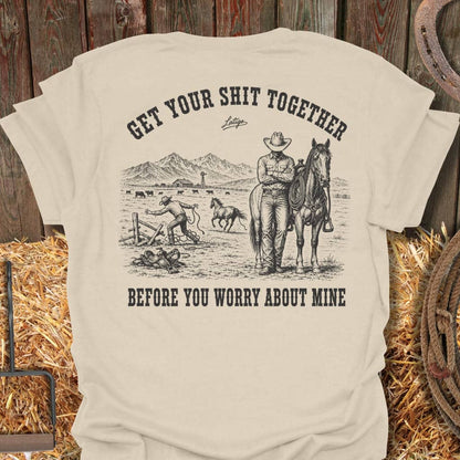 Printify T-Shirt Natural / S Get It Together Tee