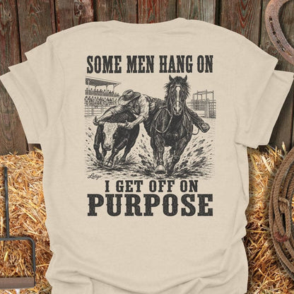 Printify T-Shirt Natural / S Get Off On Purpose Tee