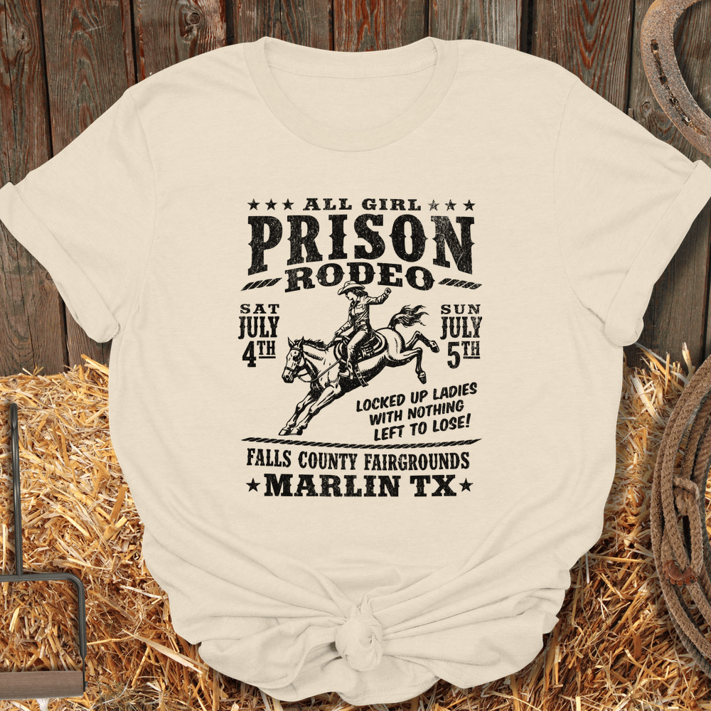 Printify T-Shirt Natural / S Girl Rodeo Tee