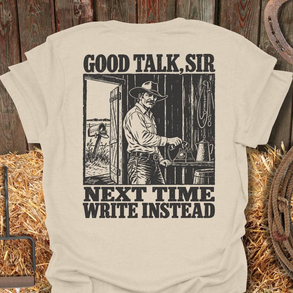 Printify T-Shirt Natural / S Good Talk Tee