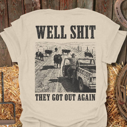 Printify T-Shirt Natural / S Got Out Tee