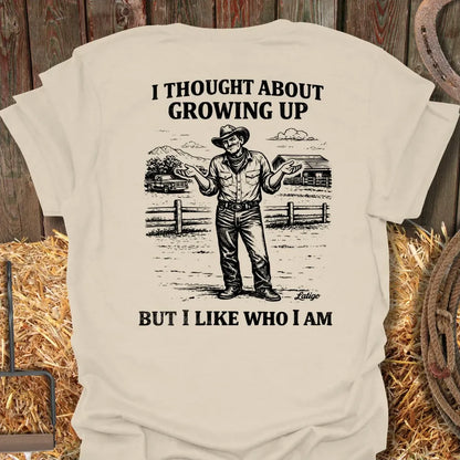 Printify T-Shirt Natural / S Growing Up Tee