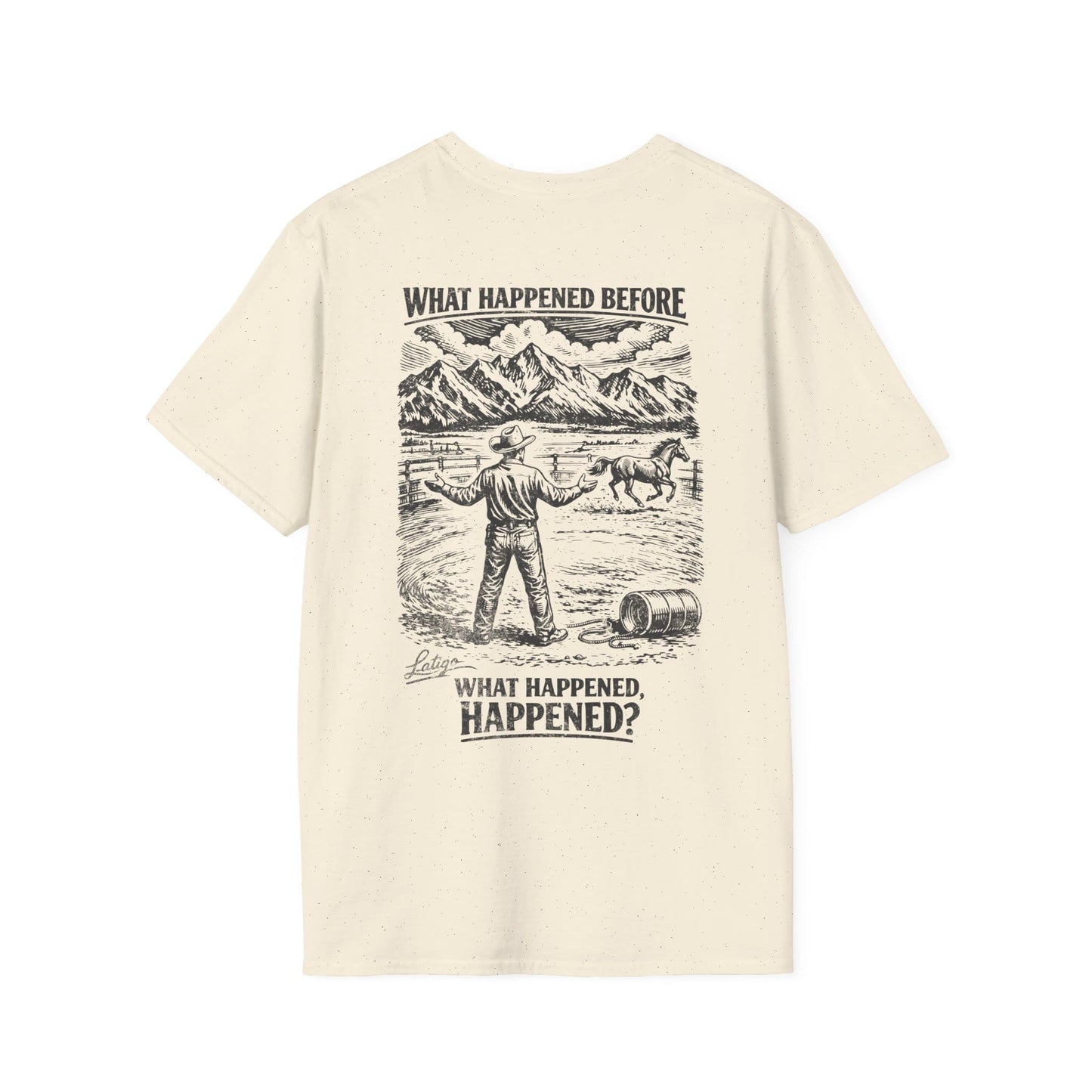 Printify T-Shirt Natural / S Happened Tee