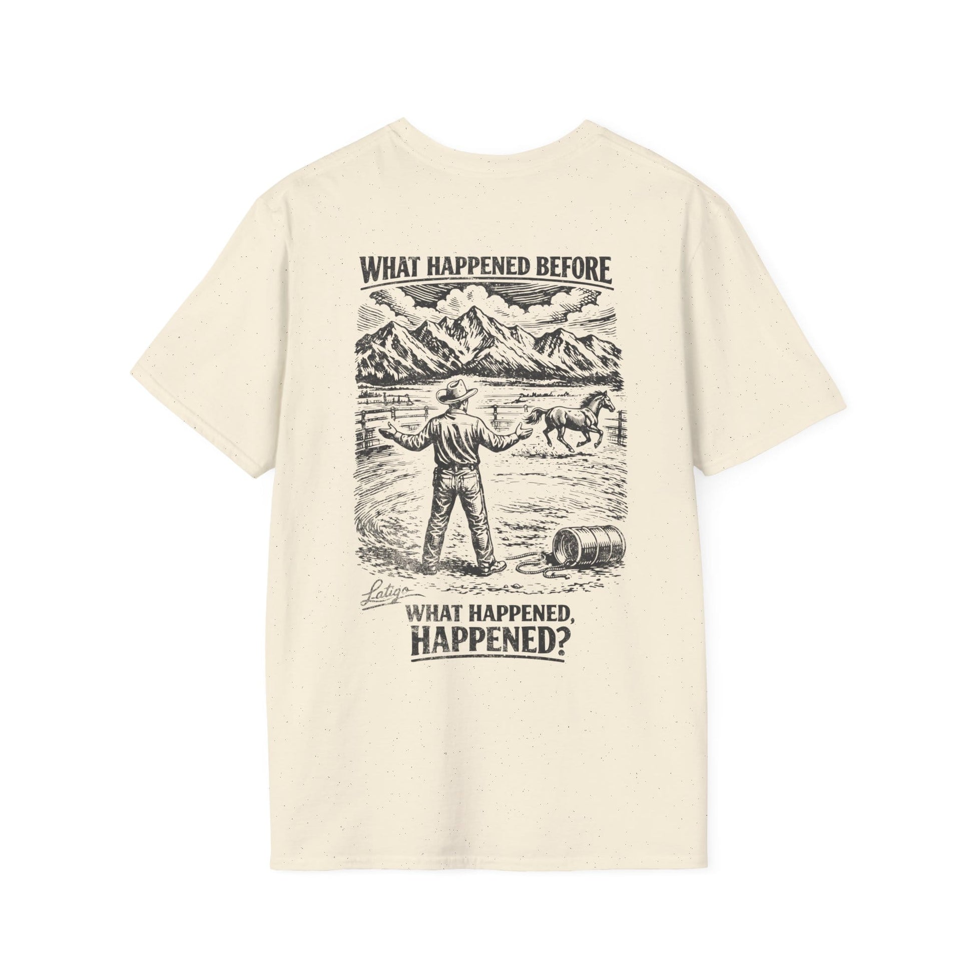 Printify T-Shirt Natural / S Happened Tee