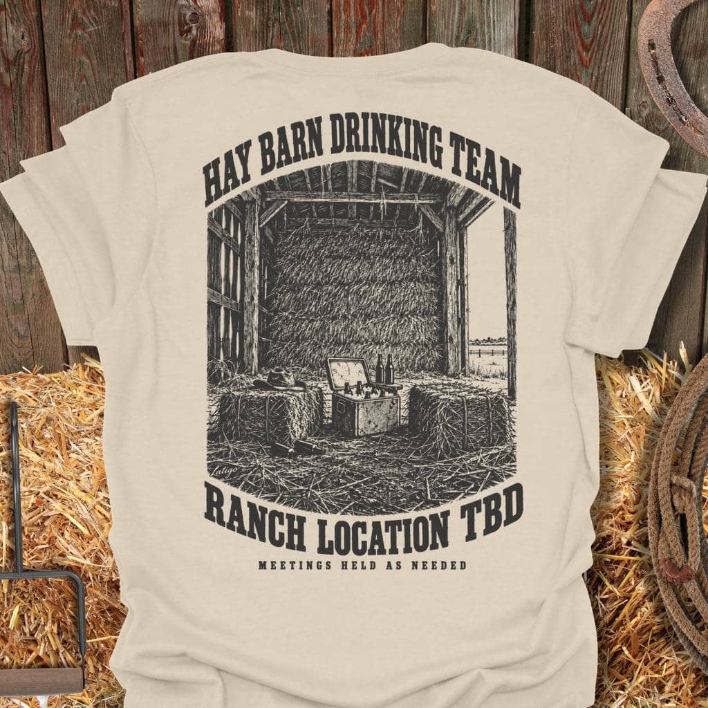 Printify T-Shirt Natural / S Hay Barn Tee