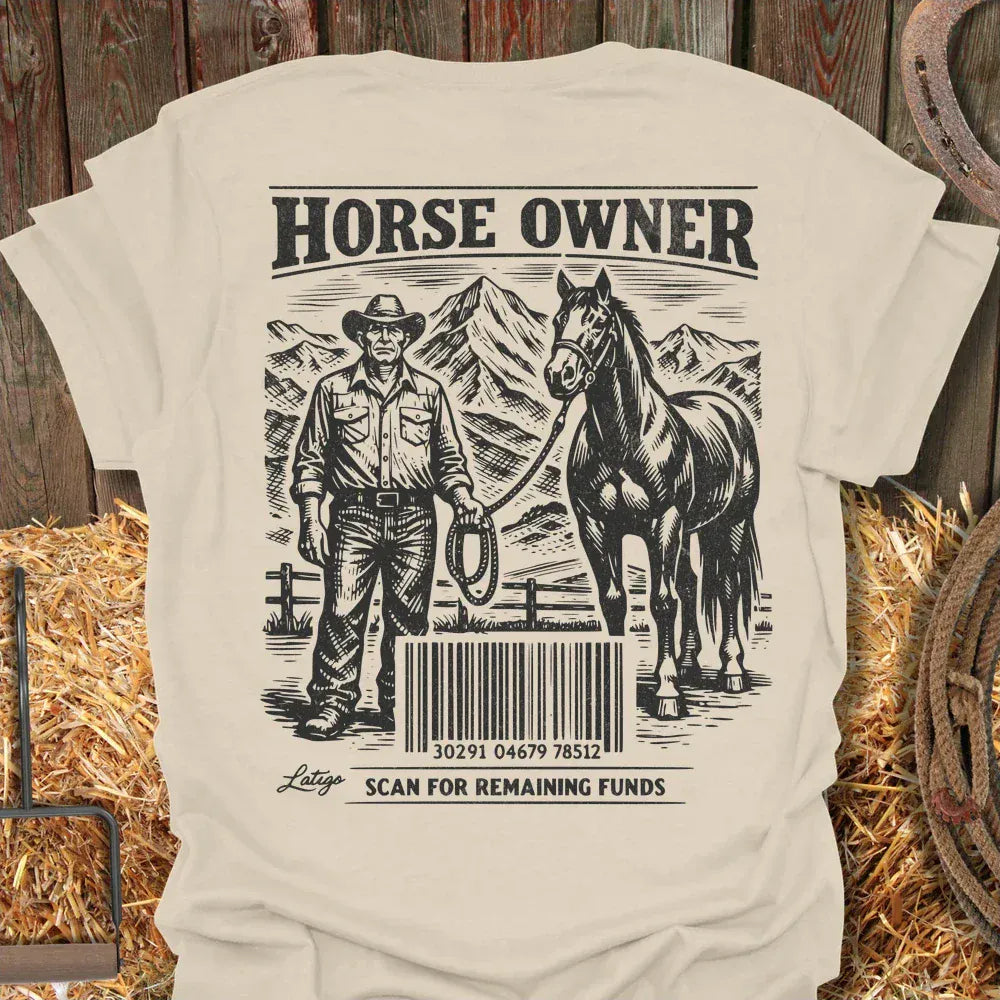 Printify T-Shirt Natural / S Horse Owner Tee