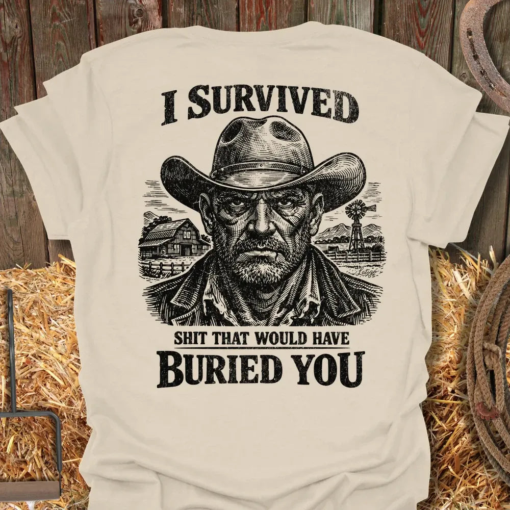 Printify T-Shirt Natural / S I Survived Tee