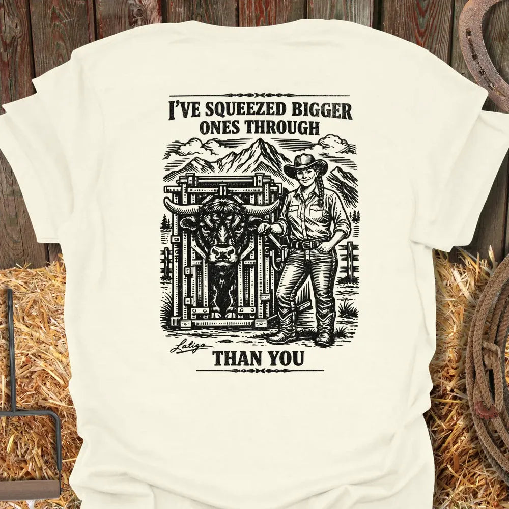 Printify T-Shirt Natural / S I’ve Squeezed Bigger Ones Tee