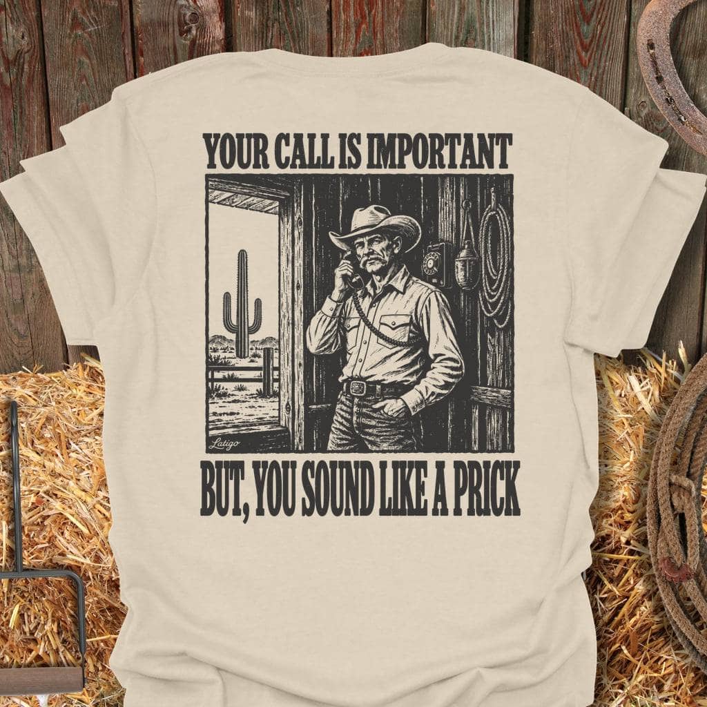 Printify T-Shirt Natural / S Important Call Tee