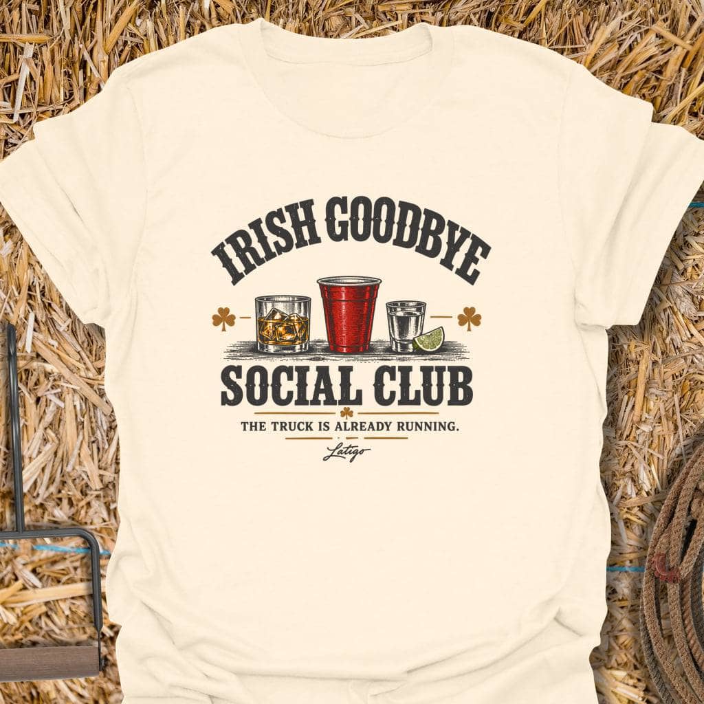 Printify T-Shirt Natural / S Irish Goodbye Tee