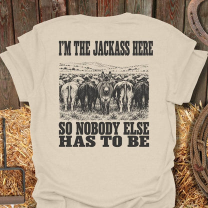 Printify T-Shirt Natural / S Jackass Tee
