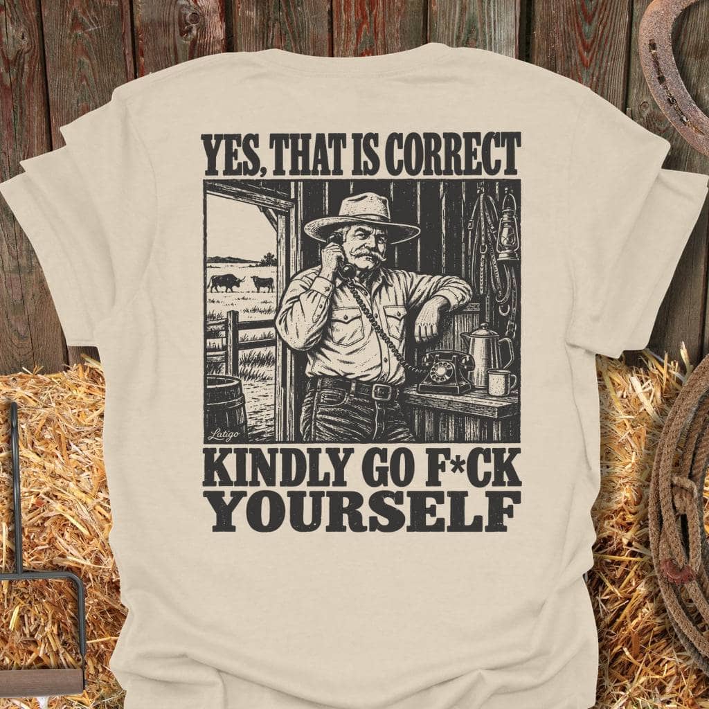Printify T-Shirt Natural / S Kindly Go Tee