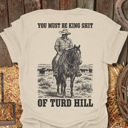 Printify T-Shirt Natural / S King Shit Tee
