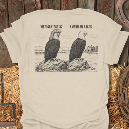 Printify T-Shirt Natural / S Merica Tee