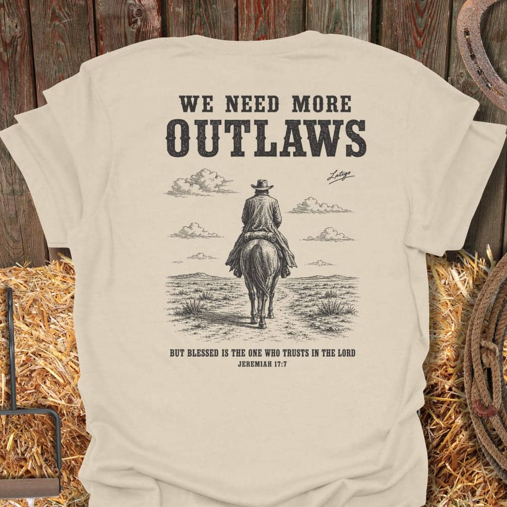 Printify T-Shirt Natural / S More Outlaws Tee