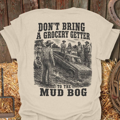 Printify T-Shirt Natural / S Mud Bog Tee