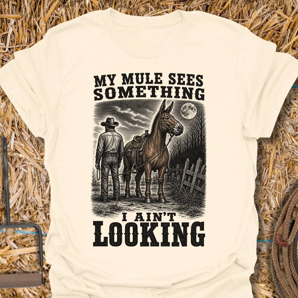 Printify T-Shirt Natural / S My Mule Tee