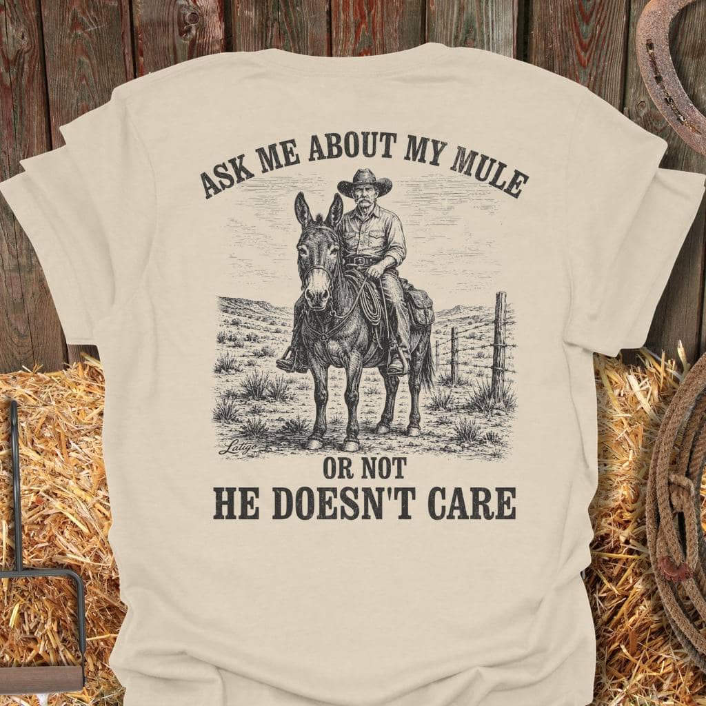 Printify T-Shirt Natural / S My Mule Tee