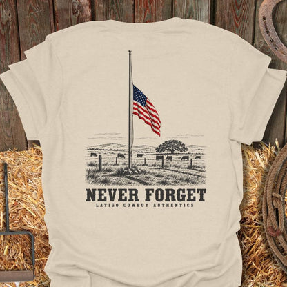 Printify T-Shirt Natural / S Never Forget Tee