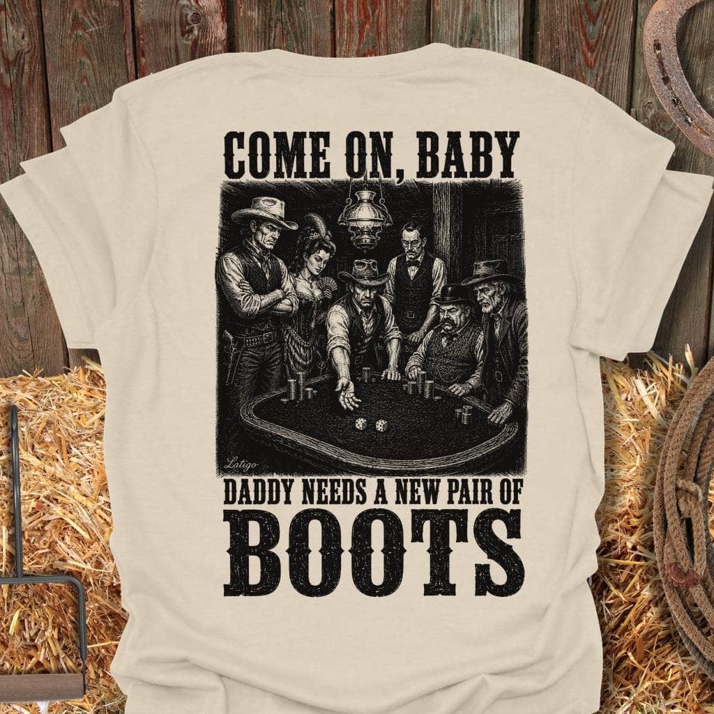 Printify T-Shirt Natural / S New Boots Tee