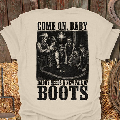 Printify T-Shirt Natural / S New Boots Tee
