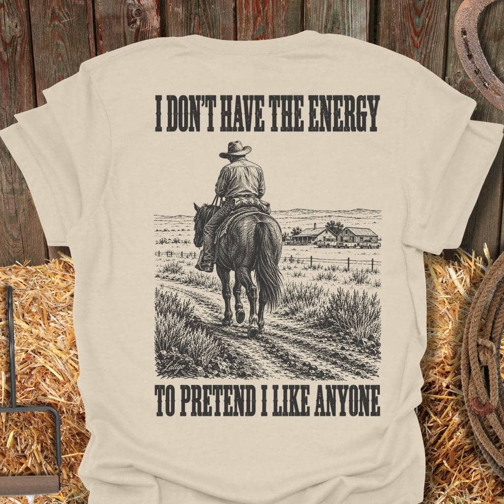 Printify T-Shirt Natural / S No Energy Tee