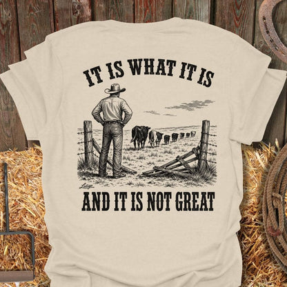 Printify T-Shirt Natural / S Not Great Tee