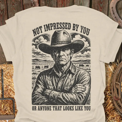 Printify T-Shirt Natural / S Not Impressed Tee