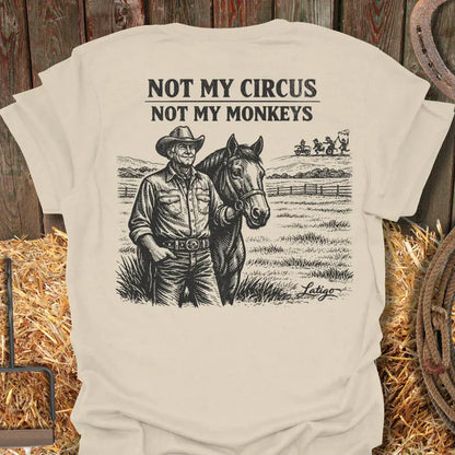 Printify T-Shirt Natural / S Not My Circus Tee