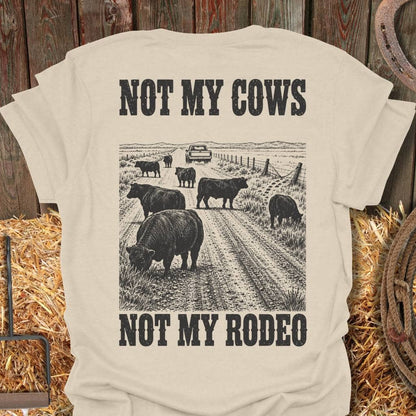 Printify T-Shirt Natural / S Not My Rodeo Tee
