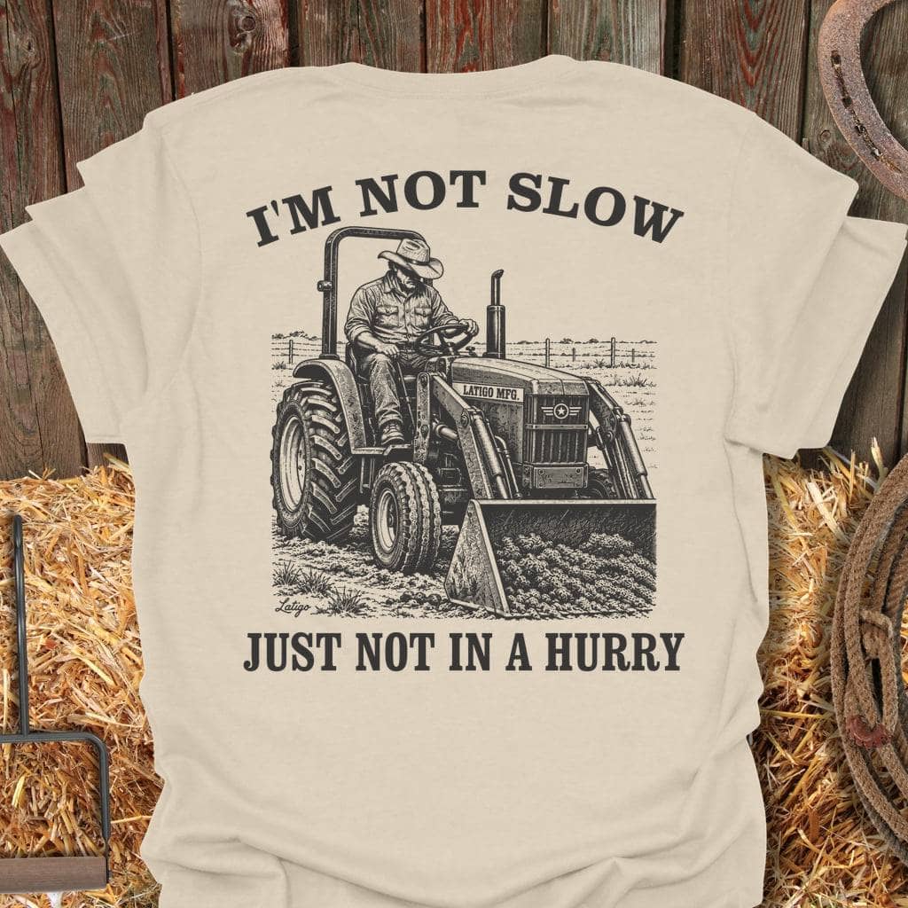 Printify T-Shirt Natural / S Not Slow Tee