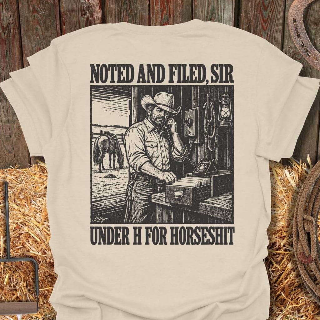 Printify T-Shirt Natural / S Noted And Filed Tee