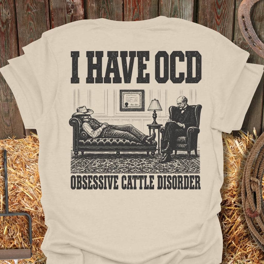 Printify T-Shirt Natural / S Obsessive Cattle Tee