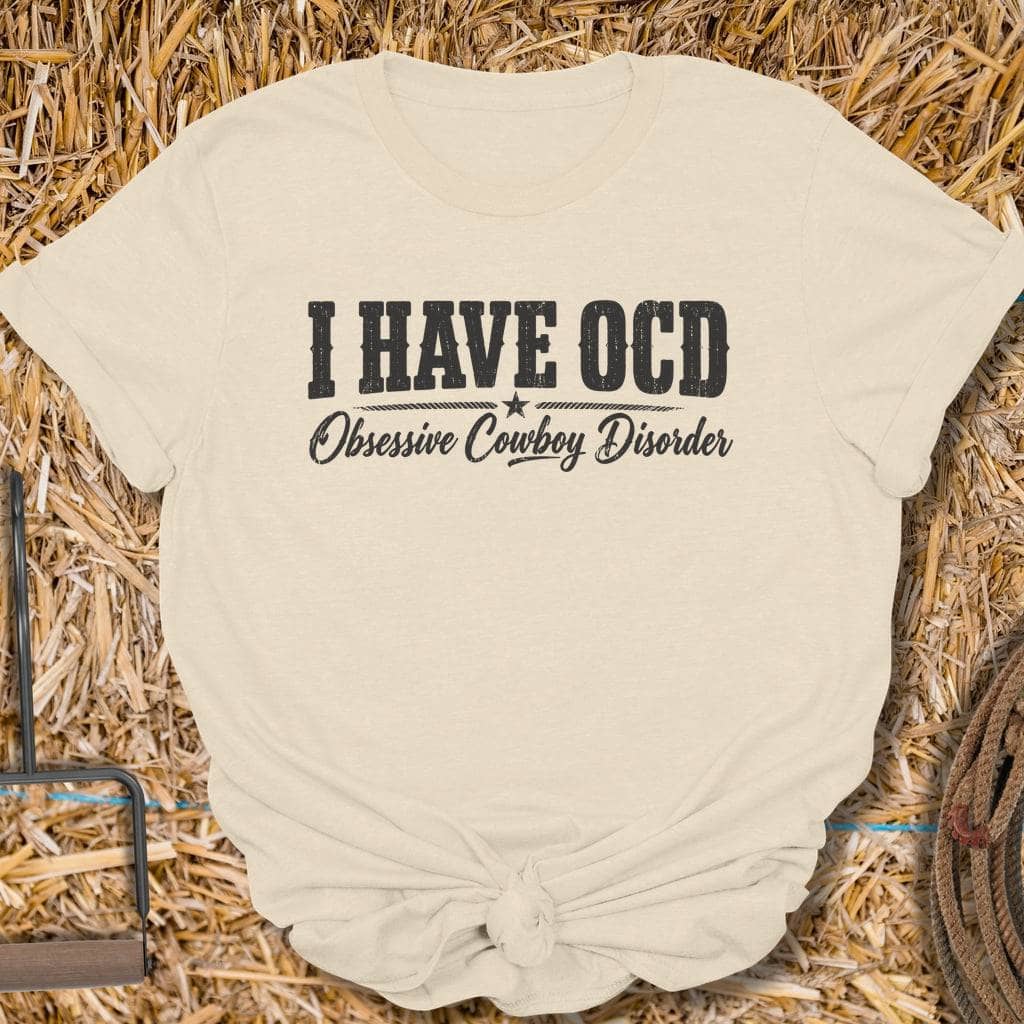 Printify T-Shirt Natural / S Obsessive Cowboy Tee