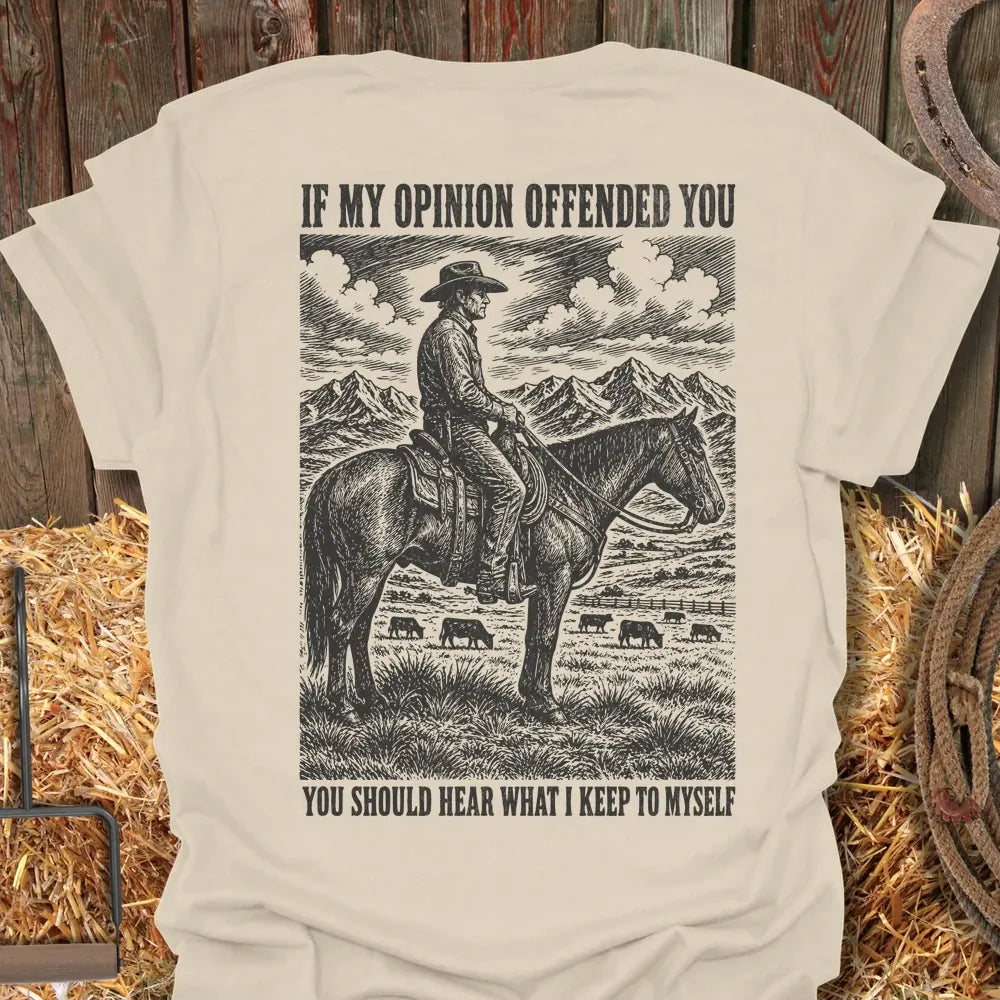 Printify T-Shirt Natural / S Offended You Tee