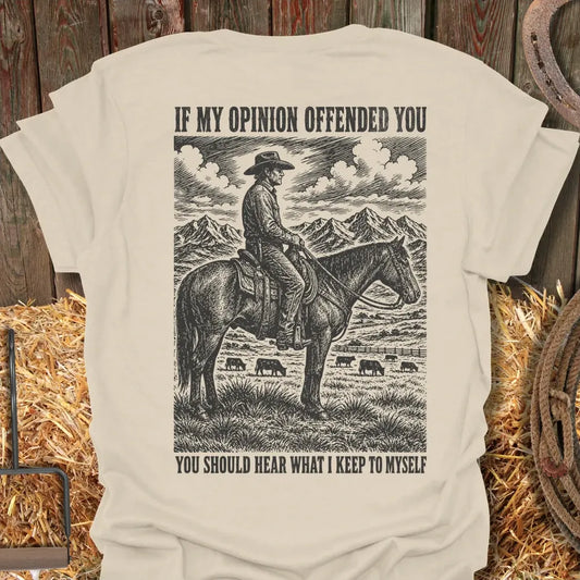 Printify T-Shirt Natural / S Offended You Tee