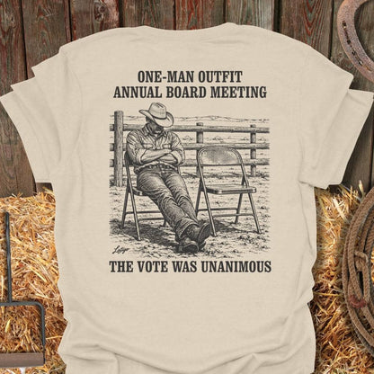 Printify T-Shirt Natural / S One-Man Outfit Tee