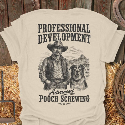 Printify T-Shirt Natural / S Pooch Screwing Tee