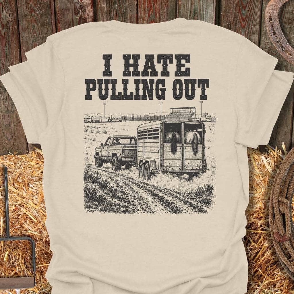 Printify T-Shirt Natural / S Pulling Out Tee