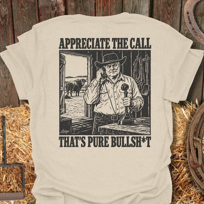 Printify T-Shirt Natural / S Pure Bullsh*T Tee