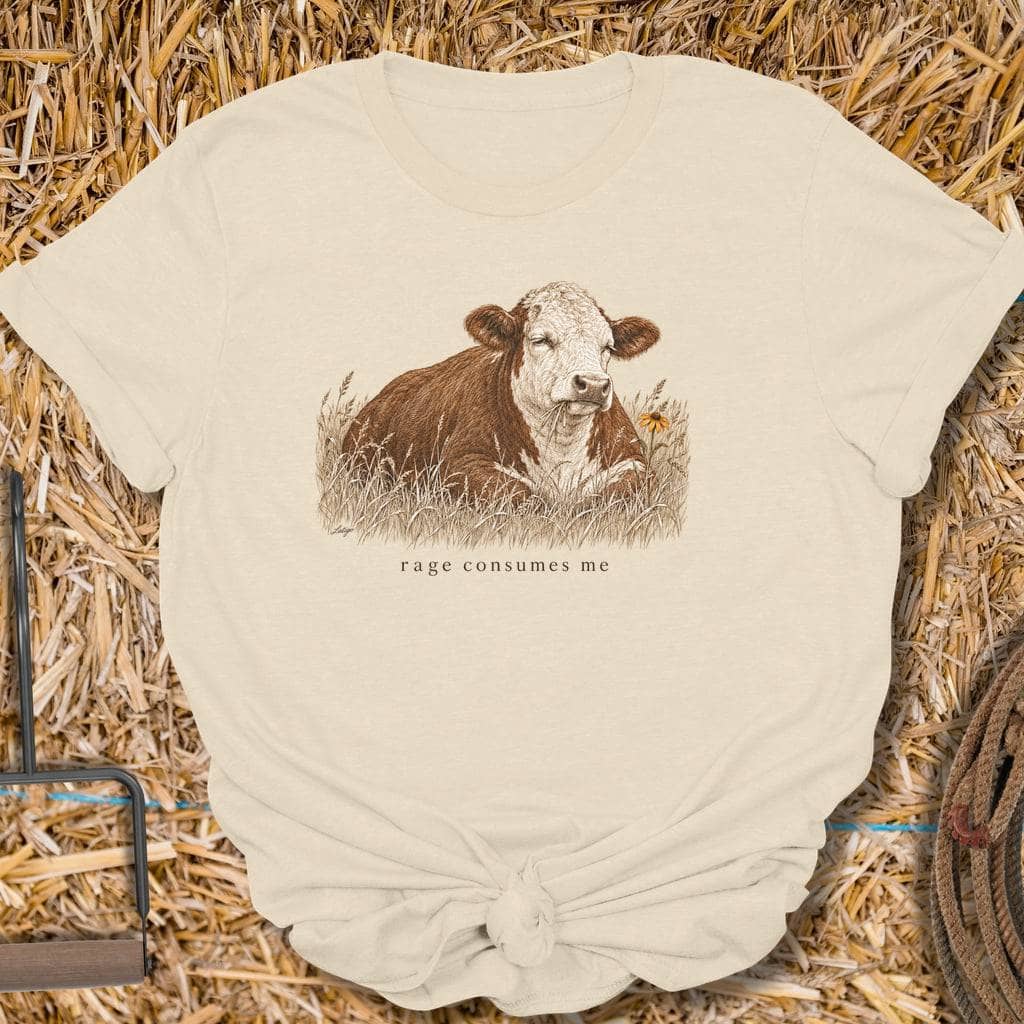 Printify T-Shirt Natural / S Rage Tee