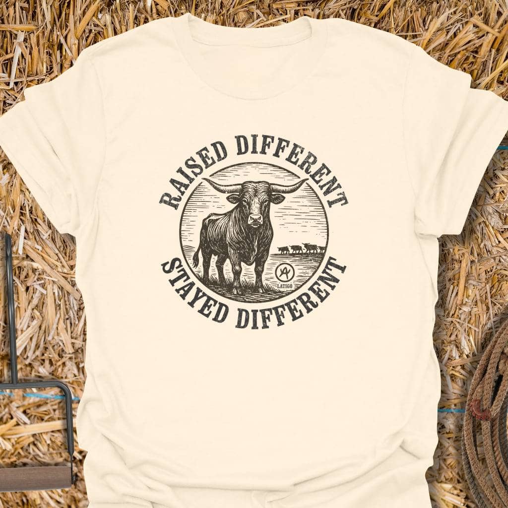 Printify T-Shirt Natural / S Raised Different Tee