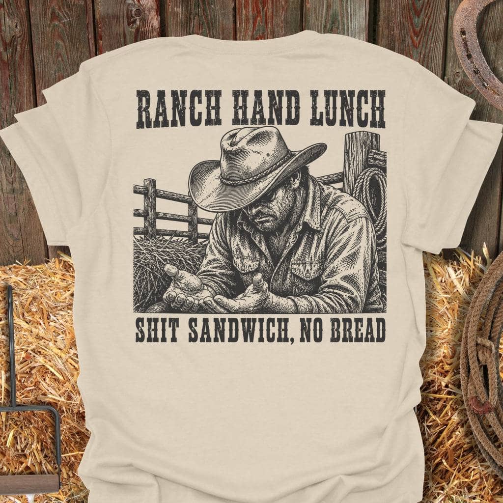 Printify T-Shirt Natural / S Ranch Hand Lunch Tee
