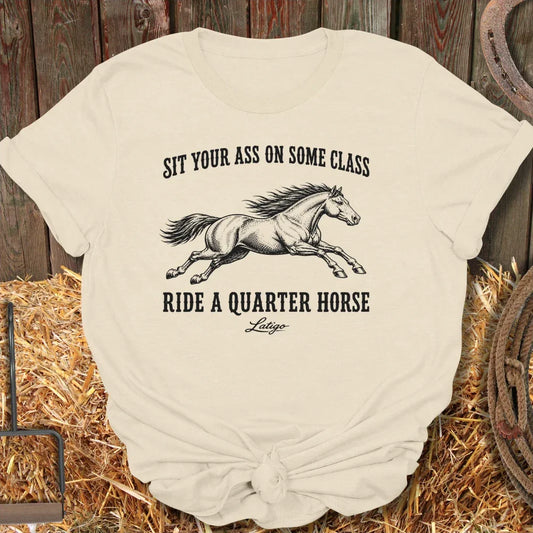 Printify T-Shirt Natural / S Ride Class Tee