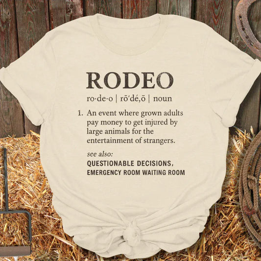Printify T-Shirt Natural / S Rodeo Def Tee