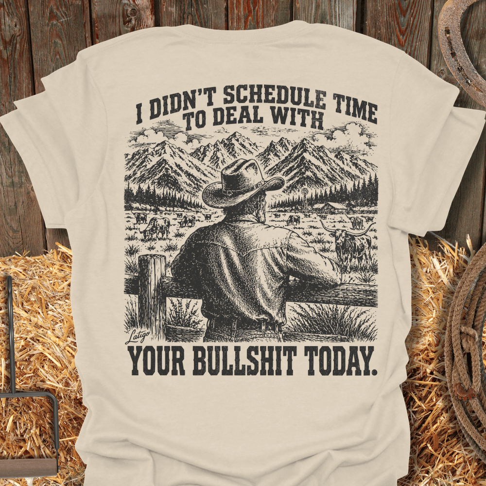Printify T-Shirt Natural / S Schedule Tee