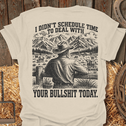 Printify T-Shirt Natural / S Schedule Tee