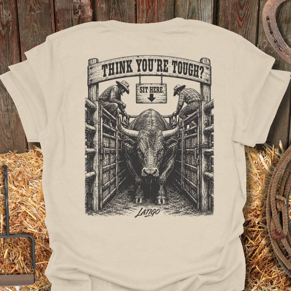 Printify T-Shirt Natural / S Sit Here Tee