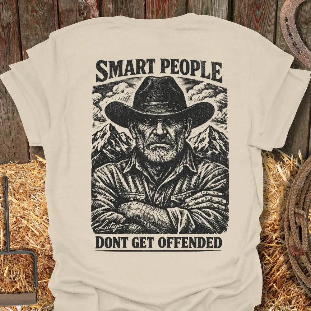 Printify T-Shirt Natural / S Smart People Tee